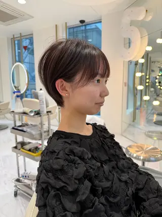 ショート カラー 🌟TOSHI/透明 感カラー/ショートのヘアスタイル