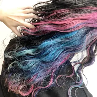セミロング カラー 佐々木 好乃のヘアスタイル