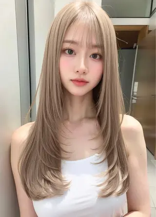 ロング 柔らか透明感カラー ☀️koshi☀️のヘアスタイル