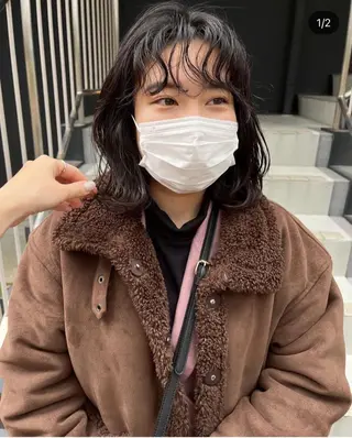 パーマ Koto🌿 ブリーチなしカラーのヘアスタイル