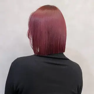 ショート カラー Rui/透明感カラー 暖色/レイヤーカットのヘアスタイル