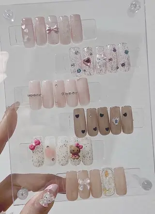 ネイル ビルドアップ ビューティーのネイルデザイン