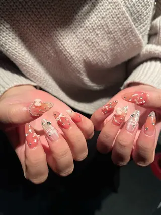 ネイル 波 なみのネイルデザイン