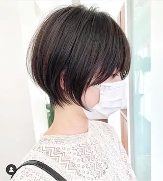 ショート momo 岡崎のヘアスタイル