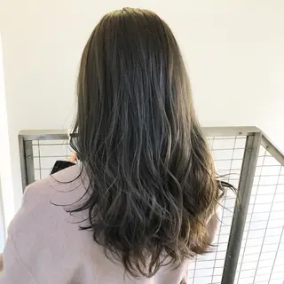セミロング カラー 片桐 大介のヘアスタイル