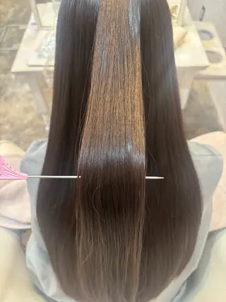 ロング 山﨑彩乃 🫧 縮毛矯正🪐のヘアスタイル