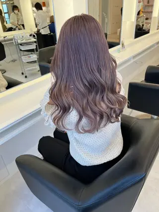 ロング カラー ParveMix 佐々木梨紗🤍のヘアスタイル