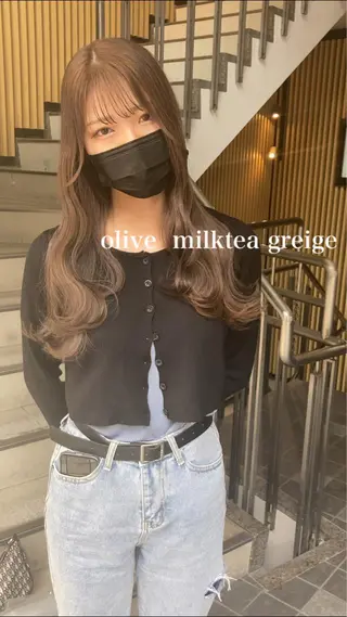 ロング カラー Selenehair 三条本店のヘアスタイル