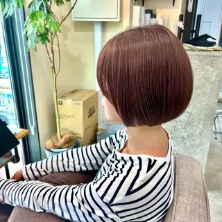 ショート 桜木町2分/くびれ /ボブ/ナチュラルのヘアスタイル