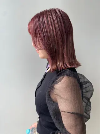 セミロング 田川 弥空のヘアスタイル