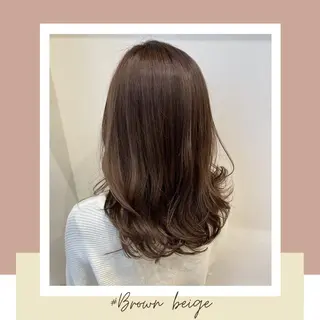 ミディアム カラー パーマ ヘアアレンジ VIVIE【ヴィヴィ】所属・髪質改善/韓国風 レイヤー/田村祐樹のヘアスタイル