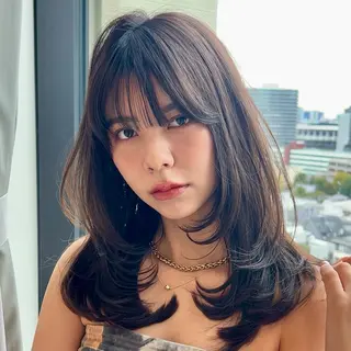 ロング 縮毛矯正支持率N O.1あおい🕊️✨のヘアスタイル