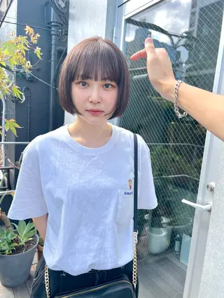 ショート カラー sakoda shunkiのヘアスタイル