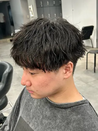 パーマ メンズ 韓国メンズヘア 🇰🇷つかさのヘアスタイル