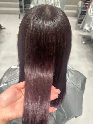 ミディアム カラー SOYON Reiのヘアスタイル