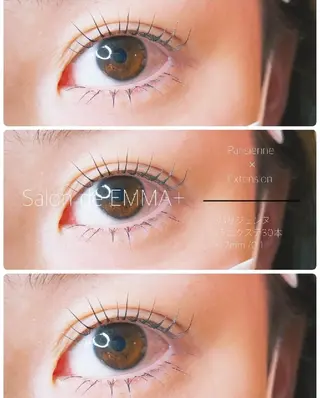 マツエク・マツパ EMMA plus．のマツエク・マツパデザイン