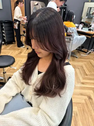 ロング 韓国ヘア/レイヤー 🇰🇷/艶髪/長橋のヘアスタイル