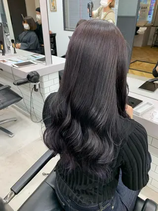 セミロング カラー FRAME+spa&hair roomなんば駅前店所属・🌸MAYU🌸 ハイトーン➕レイヤーのヘアスタイル