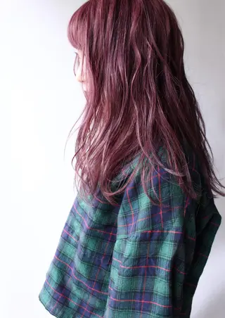 セミロング カラー ヘアデザイン ヴェルダのヘアスタイル