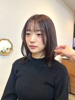 ミディアム plus HAIR いずみのヘアスタイル