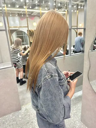 ロング カラー ブロンド/ベージュ系 /🪽そうま🪽のヘアスタイル