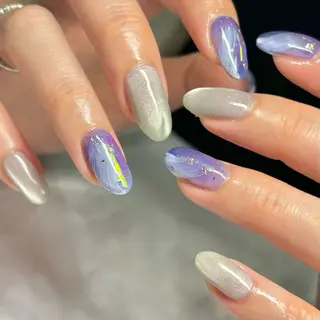 メンズ ネイル nail&eye Aoのマツエク・マツパデザイン
