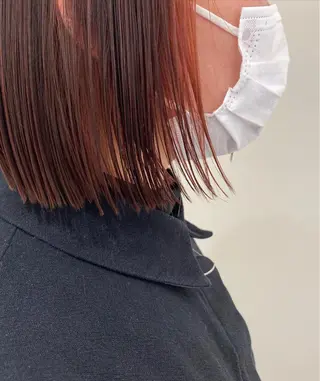 ショート カラー 細めハイライト🩶 ボブ/レイヤーカットのヘアスタイル