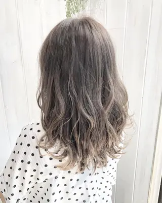 ミディアム カラー 縮毛矯正⭐️ TAKAHIROのヘアスタイル