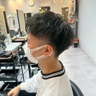 ショート 髪質改善× ハイライト溝江のヘアスタイル