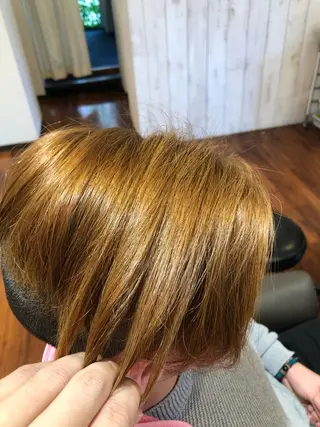 ショート カラー 大阪長居🌱野見山 卓也のヘアスタイル