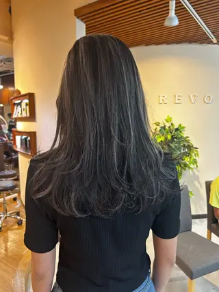 セミロング 透明感/レイヤー/ 武士るな🌿‬のヘアスタイル