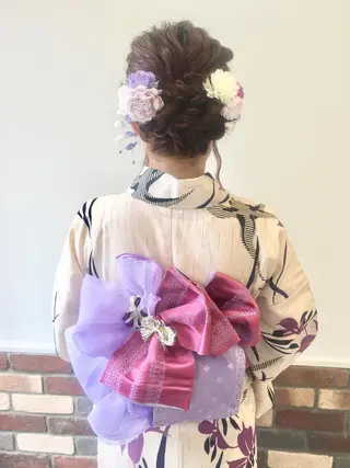 セミロング カラー パーマ ヘアアレンジ メンズ 福元友梨 ディレクター✂️のヘアスタイル