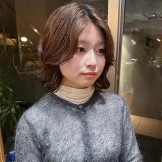 ショート パーマ 大橋 芽衣のヘアスタイル