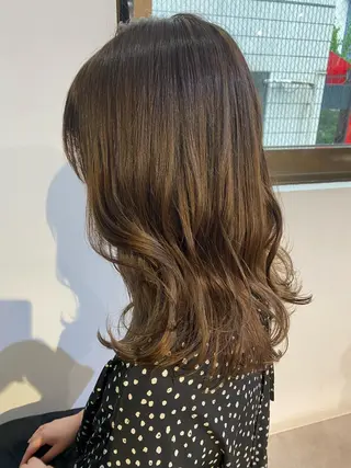 ミディアム GO TODAY SHAiRE SALON 原宿Stella店所属・𓍯柔らかhair 𓍯 yukinoのヘアスタイル