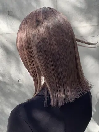 ミディアム カラー vain　渋谷【ヴェイン シブヤ】所属・Rio / 縮毛矯正🍒のヘアスタイル