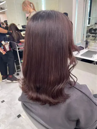 ロング カラー ヘアアレンジ 🥀レイヤー×ハイト ーントレンドヘア🥀のヘアスタイル