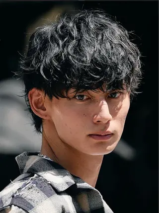 パーマ メンズ 夏果⭐︎fifth 天神 海外風パーマのヘアスタイル