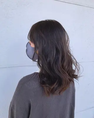 セミロング カラー SOL _Nakamuraのヘアスタイル