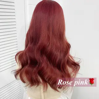 ロング カラー ヘアアレンジ レイヤー×グレージュ /ピンク🩷mioのヘアスタイル