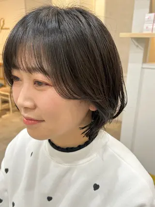 ショート 顔まわりカット/ボブ /🧁とーこ🧁のヘアスタイル
