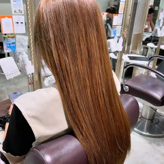 ロング カラー フェザーパーマ🌙 毛流れ yuzukiのヘアスタイル