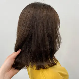 ミディアム カラー ブリーチなし暖色 💗AKARI💗のヘアスタイル