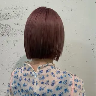 ミディアム カラー ハイトーン×デザイン 🪽🫧HIKARIのヘアスタイル