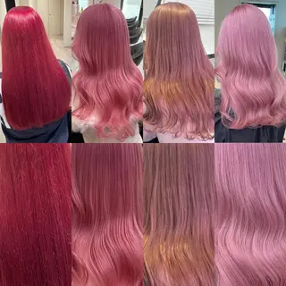 ロング カラー 🩷暖色カラー🩷 BONのヘアスタイル