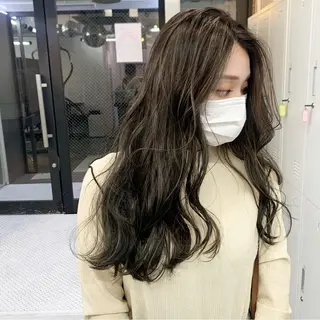 ロング カラー ヘアアレンジ ハイトーン/美髪矯正 🍃大江拓実のヘアスタイル