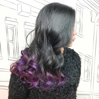 セミロング レイヤー⭐️カラー ⭐️平川雅史のヘアスタイル