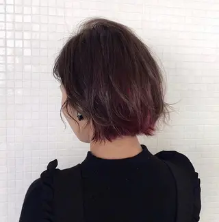 ショート カラー icie所属・大阪ヴィーガンサロン KANAKOのヘアスタイル