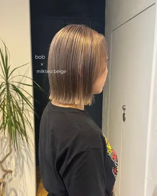 ショート カラー ヘアアレンジ ᵐⁱᵏⁱᵏᵒ /暖色･透明感カラーのヘアスタイル