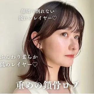 ミディアム カラー TOI所属・内野   龍海 / レイヤーカットのヘアスタイル