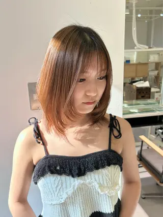 ミディアム レイヤーカット🐺 ヒナ🩶のヘアスタイル